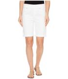Liverpool - Sienna Pull-on Rolled-cuff Bermuda Slub Stretch Twill In Bright White