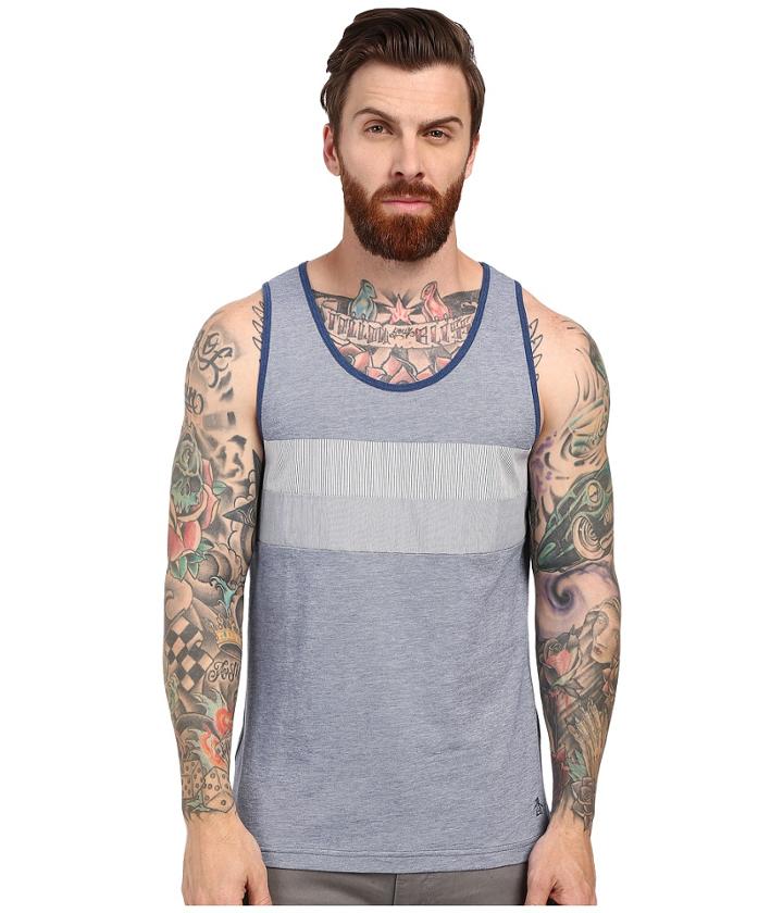 Original Penguin - Birdseye Tank Top With Woven Panel