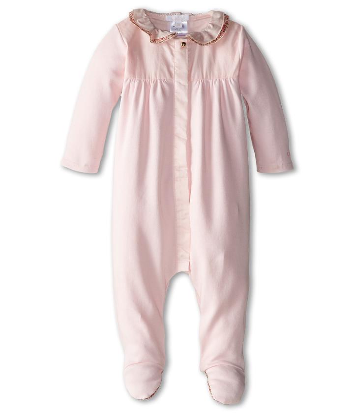 Chloe - Footie W/ Liberty Print Trim