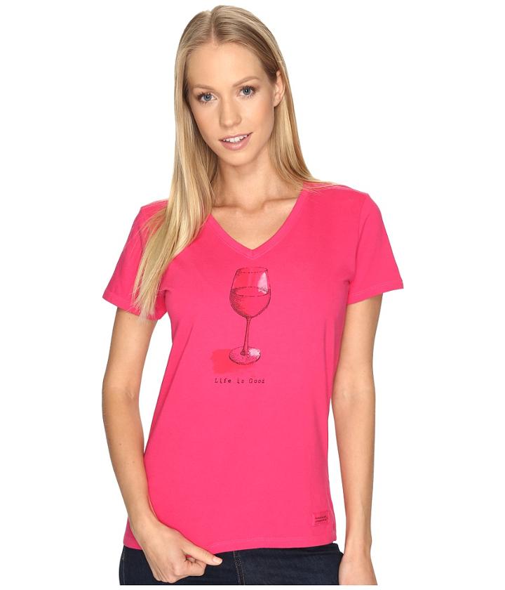 Life Is Good - Wine Glass Crusher Vee