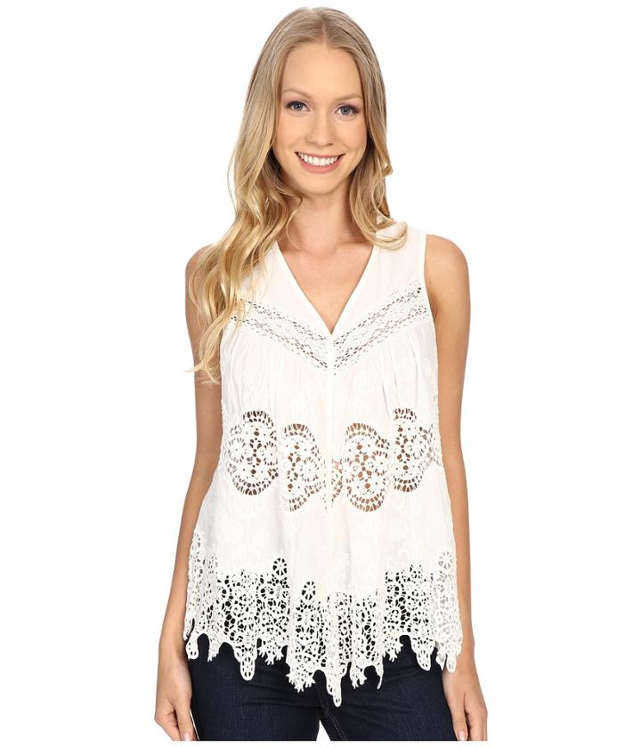 Karen Kane - Embroidered Lace Top