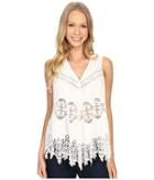 Karen Kane - Embroidered Lace Top