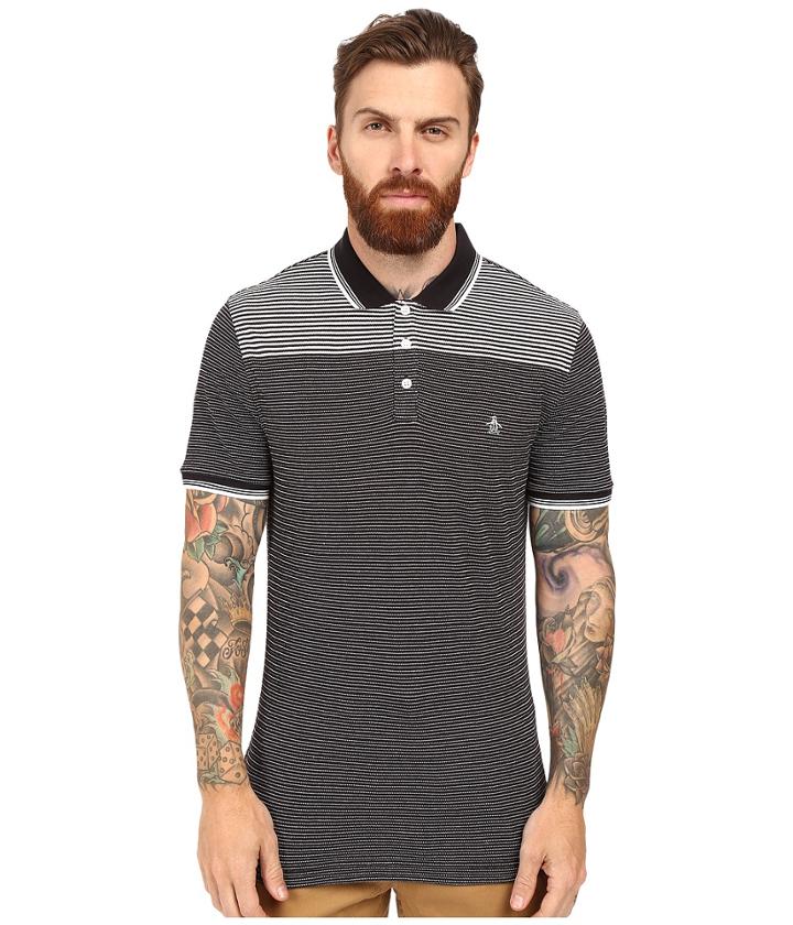 Original Penguin - Engineered Jacquard Stripe Polo
