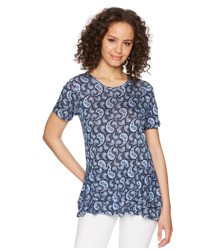 Michael Michael Kors - Paisley Double Hem Top