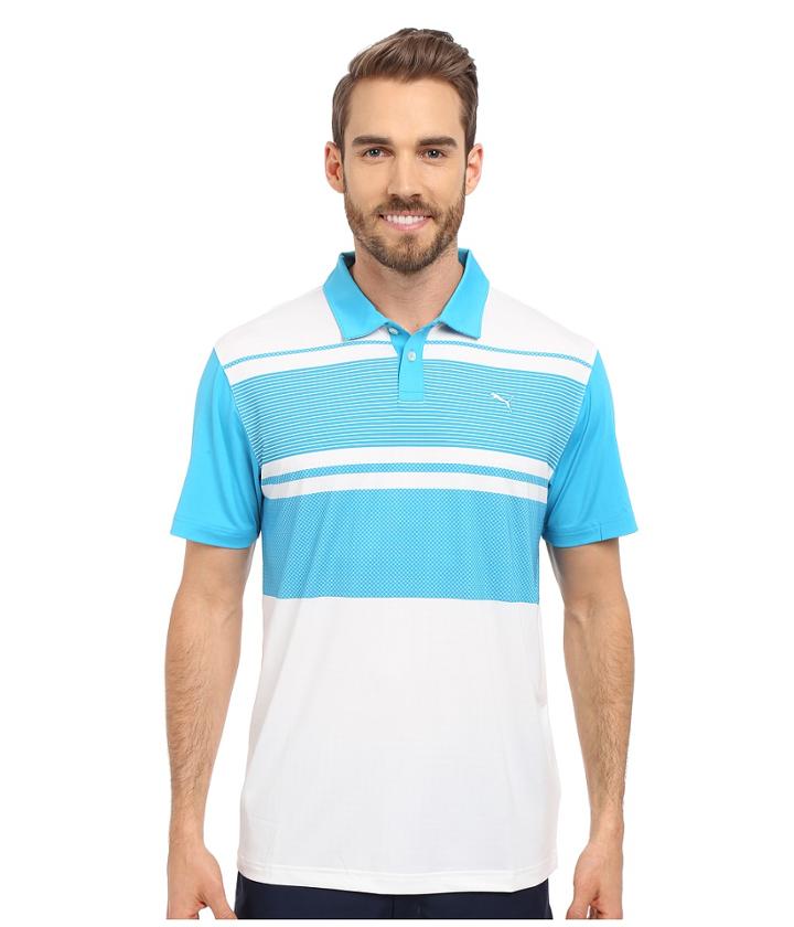 Puma Golf - Short Sleeve Patternblock Polo