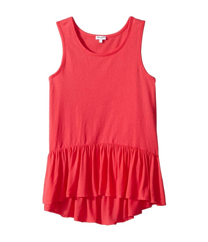 Splendid Littles - Always Solid Tank Top With Ruffle