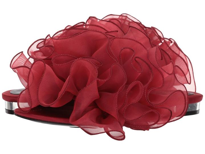 Suecomma Bonnie - Chiffon Ruffle Detailed Sandals