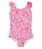 Hatley Kids - Pink St. Barts One-piece Ruffle Swimsuit