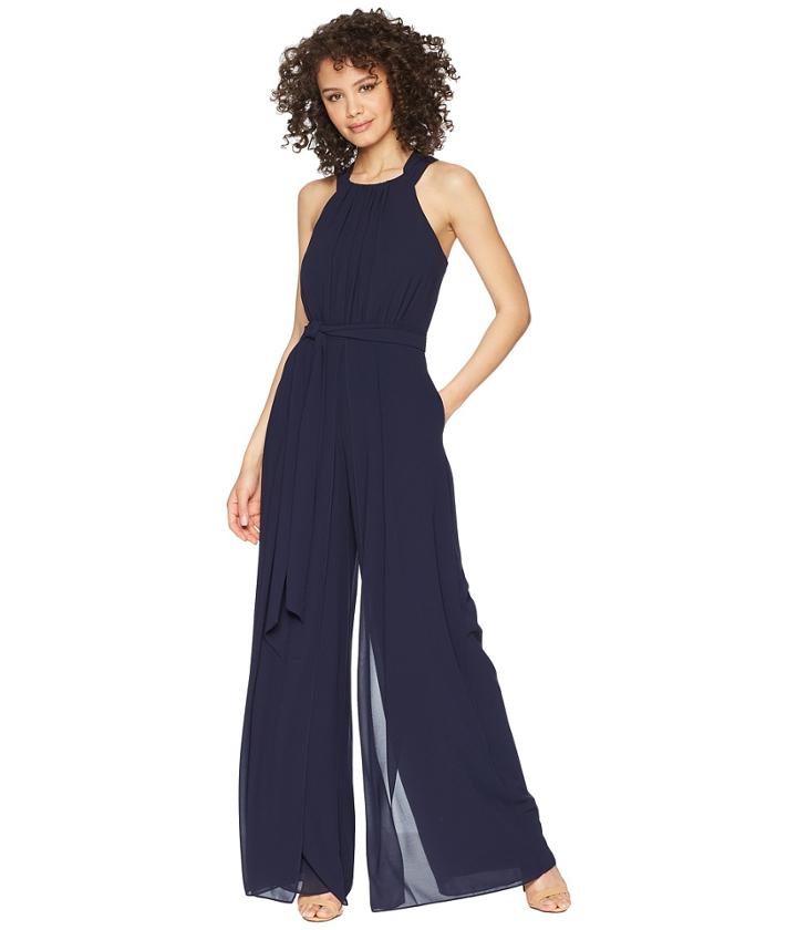 Vince Camuto - Chiffon Halter Jumpsuit