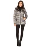 Michael Michael Kors - Zip Front Stand Collar Down M822925c