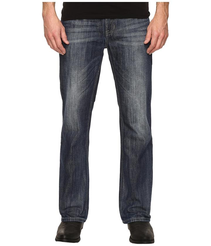 Rock And Roll Cowboy - Double Barrel Jeans In Dark Vintage M0d8519