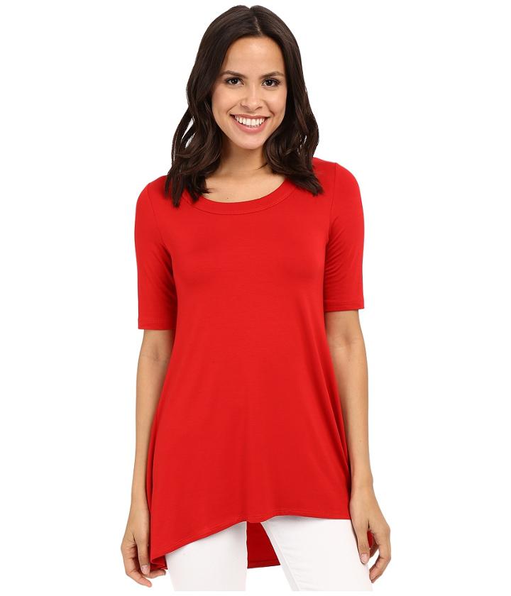 Karen Kane - Pencil Sleeve Tunic Hi-lo Top