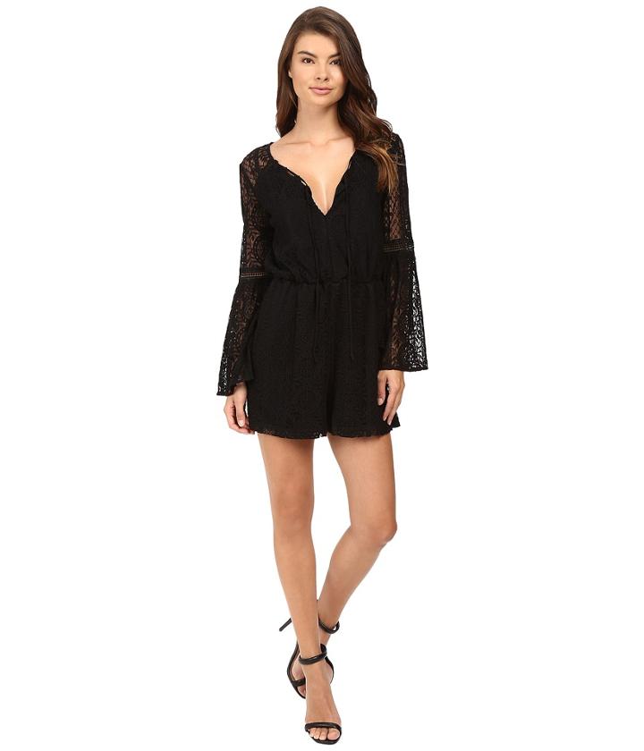 Adelyn Rae - Woven Lace Romper