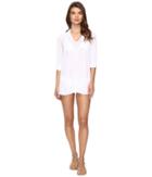 Nautica - Soho Stripe Hooded Tunic Cover-up