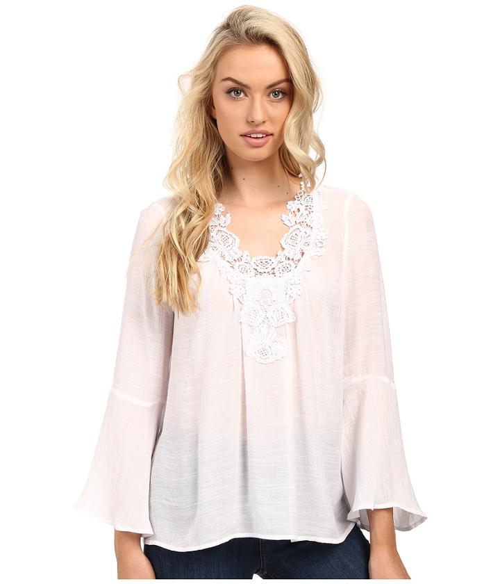 Christin Michaels - Crystal Peasant Top