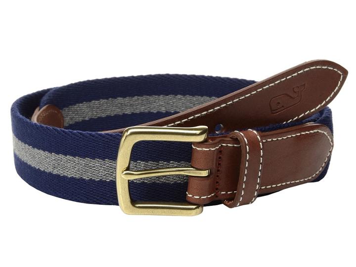 Vineyard Vines - Heathered Wool Canvas Club Belt