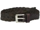 John Varvatos - 25mm Roller Harness Braided Leather Belt