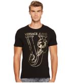 Versace Jeans - Metallic Logo Short Sleeve Tee