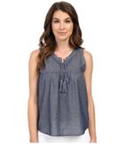 Mavi Jeans - Denim Tank Top With Raw Edge Detail