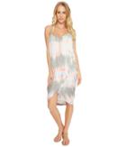 Green Dragon - Miami Tie-dye Pali Wrap Dress