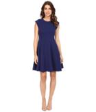 Rebecca Taylor - Stretch Texture Short Sleeve Dress