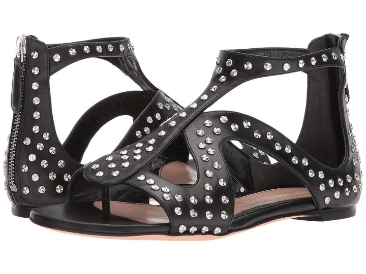 Alexander Mcqueen - Caged Flat Sandal With Hammered Studs