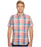 Nautica - Short Sleeve Large Scale Plaid Shirt
