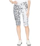 Jamie Sadock - Side Zip Anaconda Print Knee Kapris