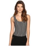 Laveer - Striped Scoop Tank Bodysuit