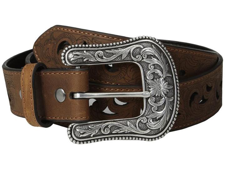 Ariat Scroll Paisley Pierced Belt