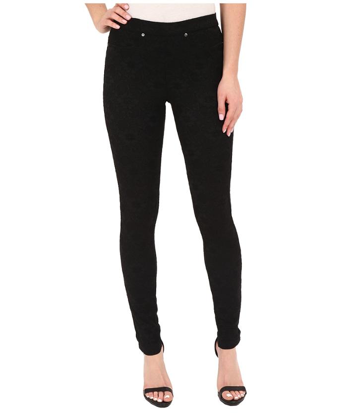 Hue - Bonded Lace Knit Leggings