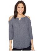 Michael Stars - Brooklyn Jersey Front To Back Cold Shoulder