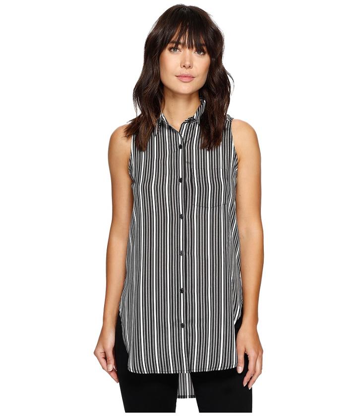 Calvin Klein - Print Hi Lo Sleeveless Top