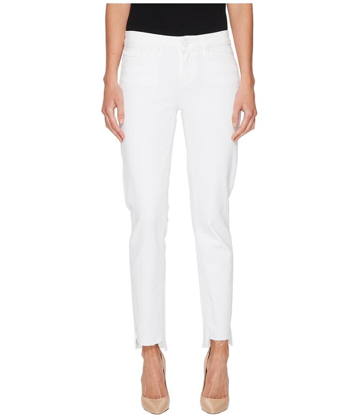 Paige - Skyline Ankle Peg Uneven Hem In Crisp White