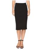 B Collection By Bobeau - Ricki Pencil Skirt With Velvet Pull