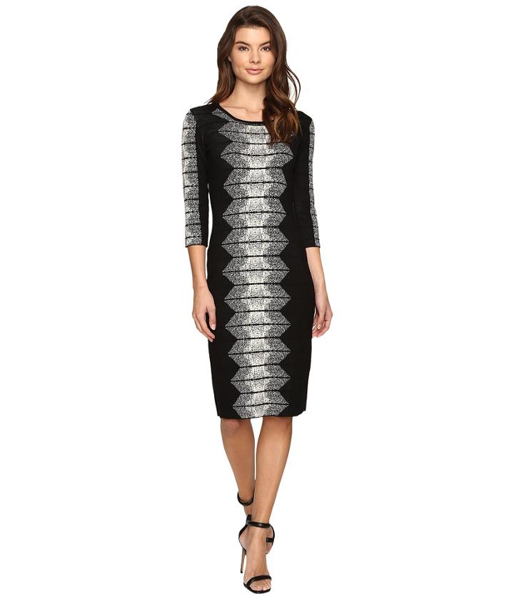 Christin Michaels - Mahlia Midi Bodycon Sweater Dress