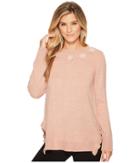 Ivanka Trump - Flower Applique Ruffle Hem Sweater