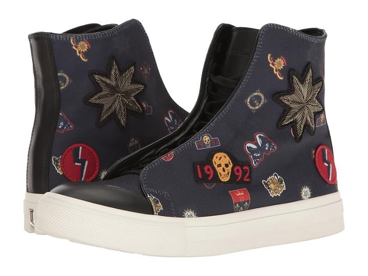 Alexander Mcqueen - Embroidered High Top Sneaker