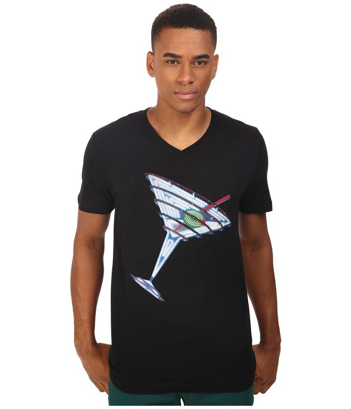 Life Is Beautiful - Neon Martini - V-neck Tee
