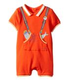 Little Marc Jacobs - Polo Style Romper With Cute Front Print