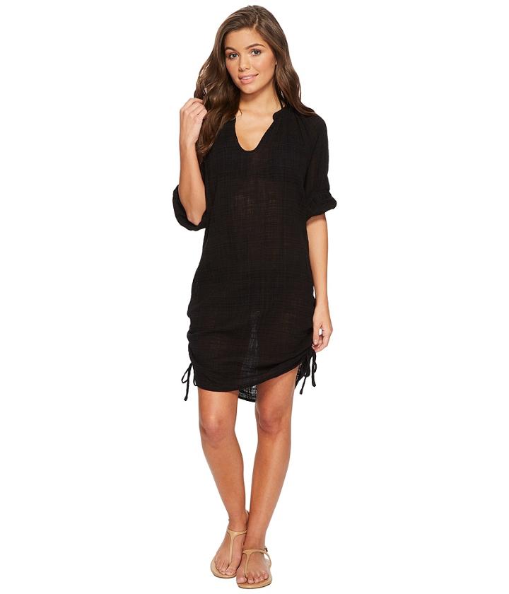 Seafolly - Bali Hai Textured Gauze Beach Shirt Cover-up