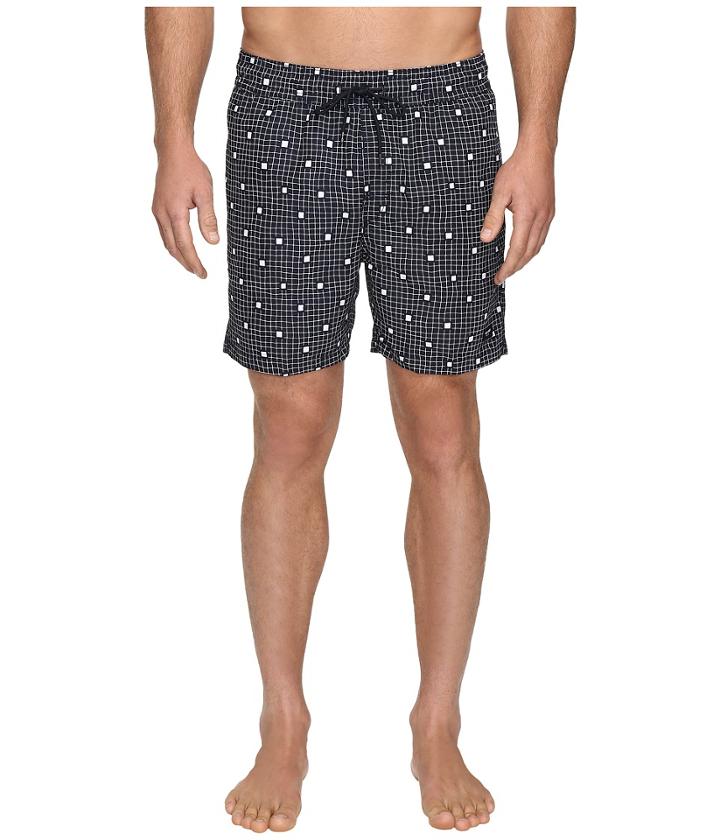 Jack Spade - Large Graph Squares Swimwear