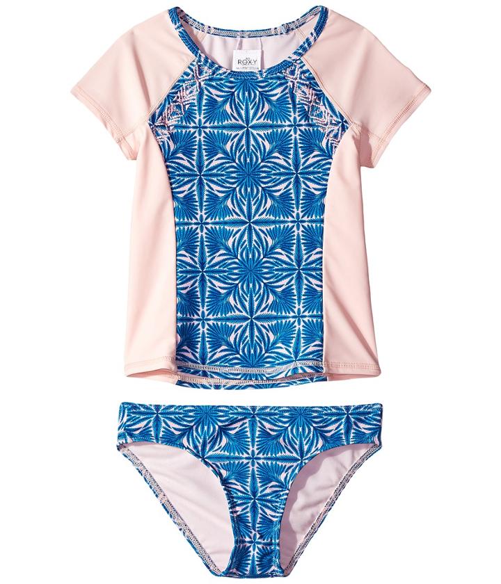 Roxy Kids - Sunny Dreams Rashguard Short Sleeve Lycra Set