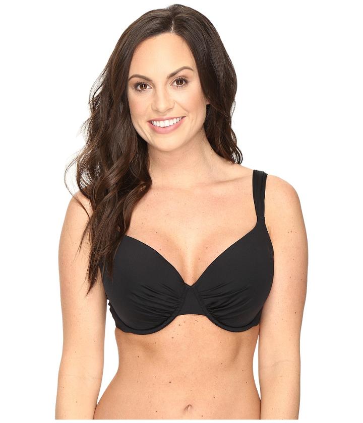 Jantzen - Signature Solids D And Dd Over The Shoulder Underwire Bra Top