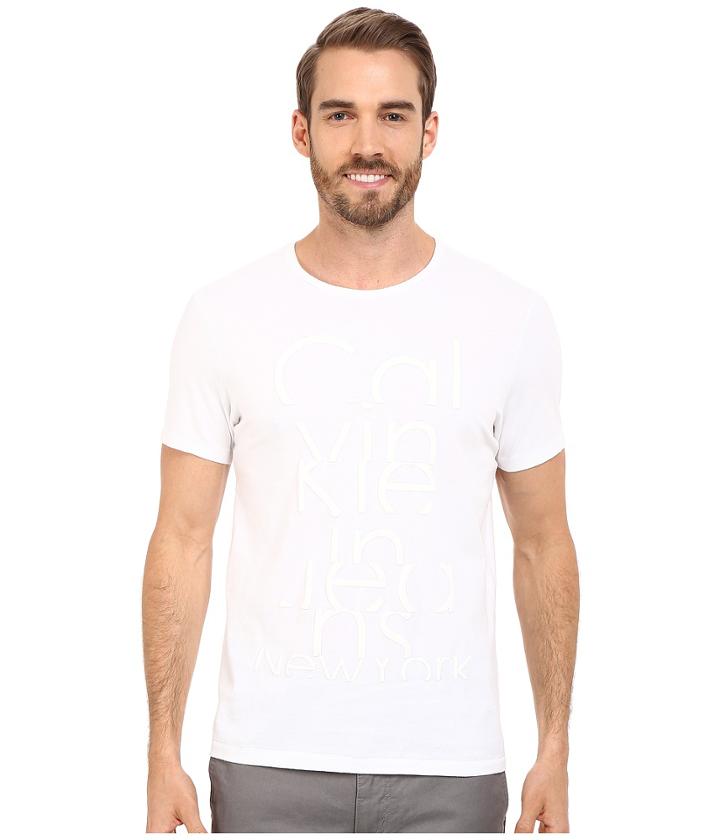 Calvin Klein Jeans - Broken Logo Nylon Crew Neck Tee