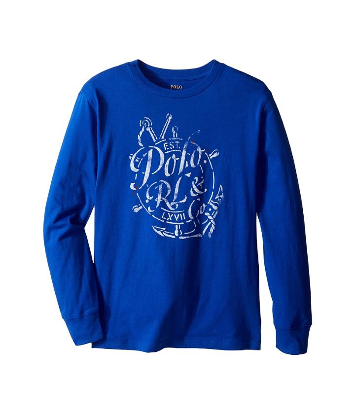 Polo Ralph Lauren Kids - 30/1 Long Sleeve Graph Tee
