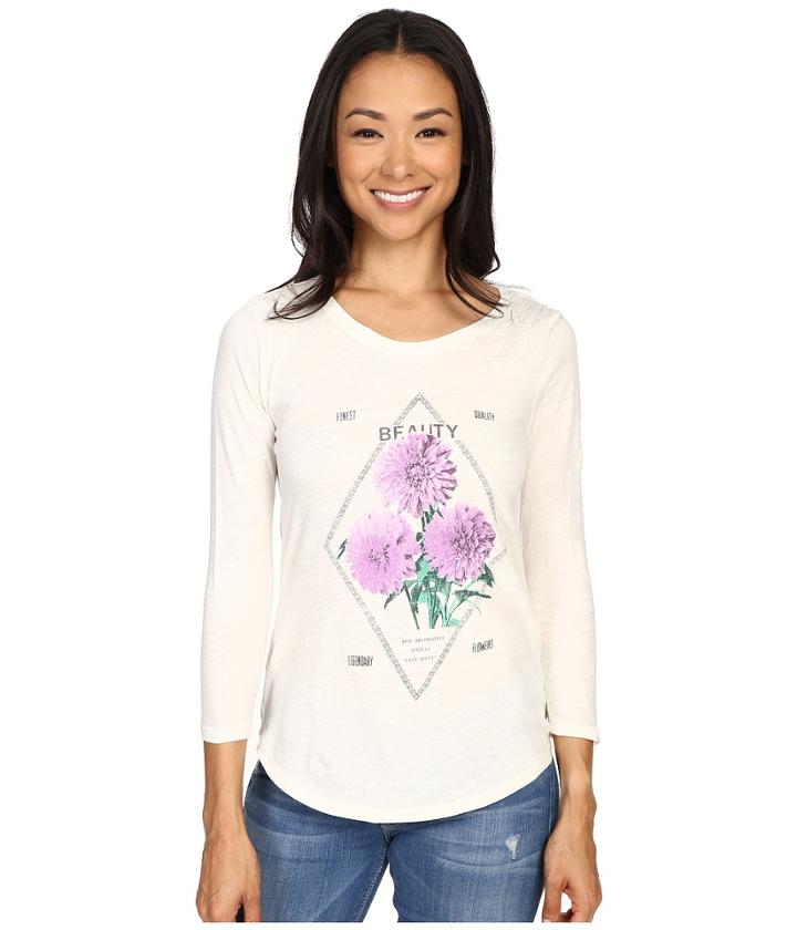 Lucky Brand - Modern Floral Matchbook Tee