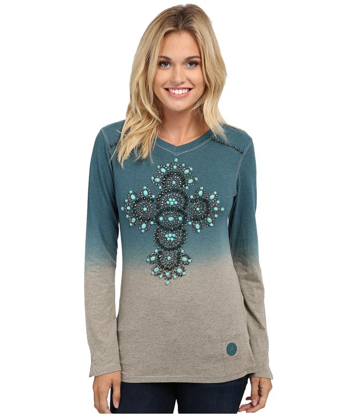 Double D Ranchwear - Ann's Cross Tee