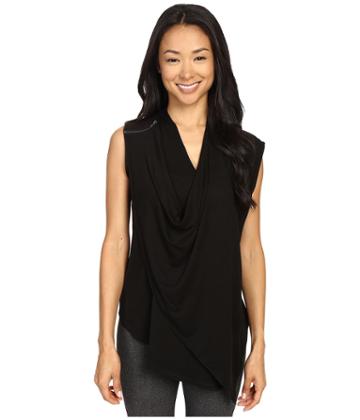 Zobha - Sleeveless Asymmetrical Drape Front Flyaway