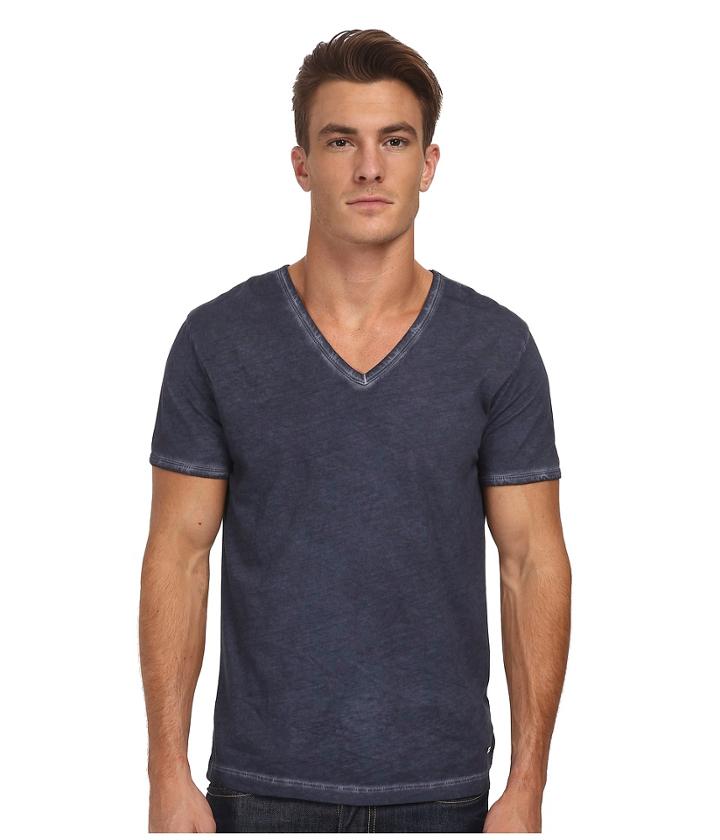 Boss Orange Toulouse Fashion Fit Garment Dyed Jersey V-neck Tee